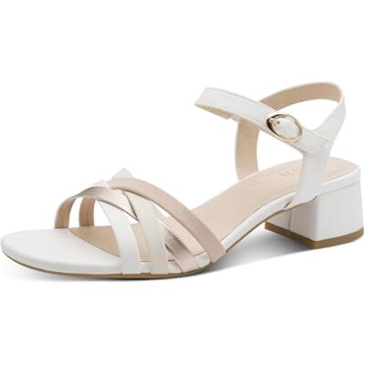 Jana Sandales végétaliennes à talons pour femme WHT/Rose Comb Taille 40 EU - Publicité Jana Sandales végétaliennes à talons pour femme WHT/Rose Comb Taille 40 EU - Publicité