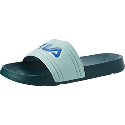 Fila Homme Morro Bay Chaussons avec Logo Mocassin, Silt Green, 44 EU - Publicité Fila Homme Morro Bay Chaussons avec Logo Mocassin, Silt Green, 44 EU - Publicité
