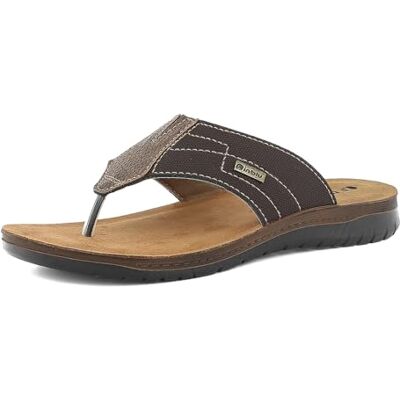 inblu Homme Ciabatte Infradito Uomo Ecopelle Con Plantare in Vera Pelle Imbottito Mule, Marron, 42 EU - Publicité inblu Homme Ciabatte Infradito Uomo Ecopelle Con Plantare in Vera Pelle Imbottito Mule, Marron, 42 EU - Publicité