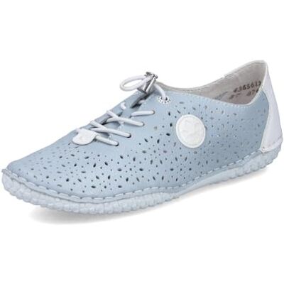 Rieker Mocassins pour Femmes 43656, Pointure:40 EU, La Couleur:Bleu - Publicité Rieker Mocassins pour Femmes 43656, Pointure:40 EU, La Couleur:Bleu - Publicité