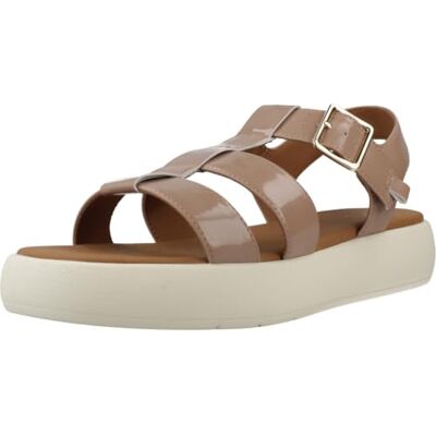 Geox Femme D CAMALEI B Sandale Plate, Caramel, 39 EU - Publicité Geox Femme D CAMALEI B Sandale Plate, Caramel, 39 EU - Publicité