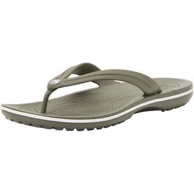 Crocs Homme Crocband Flip, Dusty Olive, 48/49 EU - Publicité Crocs Homme Crocband Flip, Dusty Olive, 48/49 EU - Publicité
