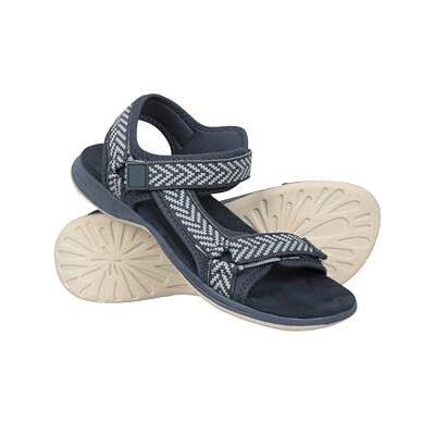 Mountain Warehouse Beachtime Sandals Chaussures d'été de Phylon Midsole, bascules légères, ajustage de précision de Crochet et Boucle, Facile d'emballer des Chaussures Bleu Foncé 37 - Publicité Mountain Warehouse Beachtime Sandals Chaussures d'été de Phylon Midsole, bascules légères, ajustage de précision de Crochet et Boucle, Facile d'emballer des Chaussures Bleu Foncé 37 - Publicité