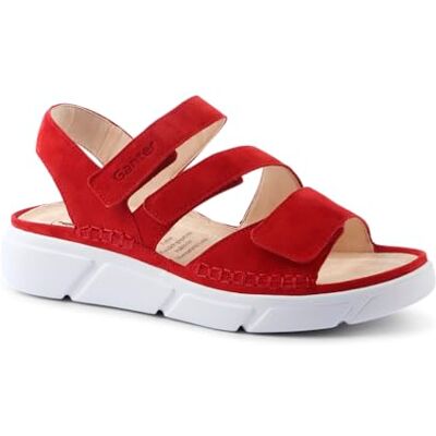 Ganter Femme Halina-h Sandale, Rouge, 40 EU Large - Publicité Ganter Femme Halina-h Sandale, Rouge, 40 EU Large - Publicité