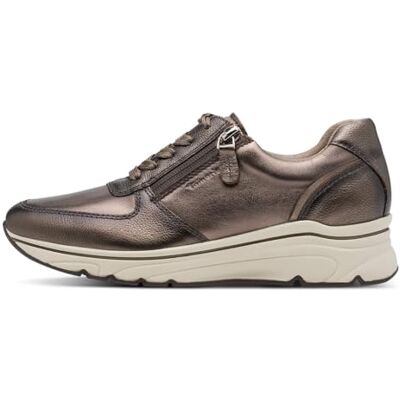 Tamaris Baskets basses pour femme, Chaussures à demi-montants, Semelle interchangeable, marron clair, 40 EU - Publicité Tamaris Baskets basses pour femme, Chaussures à demi-montants, Semelle interchangeable, marron clair, 40 EU - Publicité