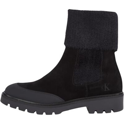 Calvin Klein Bottines Chelsea pour femme Wl Yw0yw01600, Noir Triple Noir, 35.5 EU - Publicité Calvin Klein Bottines Chelsea pour femme Wl Yw0yw01600, Noir Triple Noir, 35.5 EU - Publicité