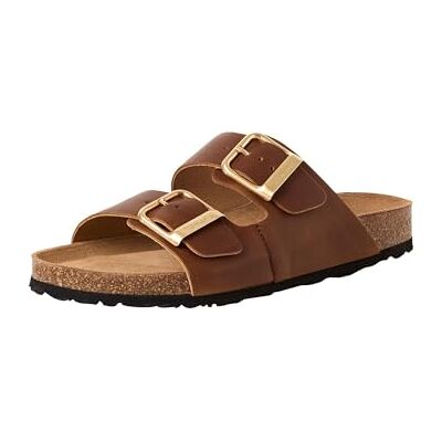 Tamaris Femme mule à semelle intérieure cuir plate brun 42 EU - Publicité Tamaris Femme mule à semelle intérieure cuir plate brun 42 EU - Publicité