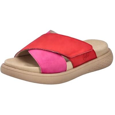 Rieker Femme V1579 Mules, Rouge, 38 EU - Publicité Rieker Femme V1579 Mules, Rouge, 38 EU - Publicité