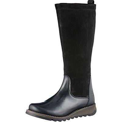 Fly London Bottes hautes Seme828fly pour femme, Noir, 40 EU - Publicité Fly London Bottes hautes Seme828fly pour femme, Noir, 40 EU - Publicité
