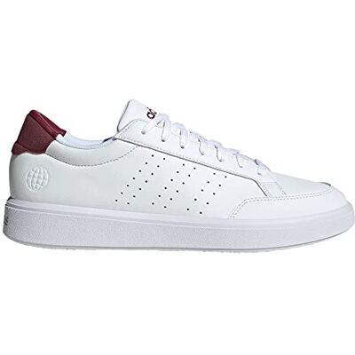 Adidas Nova Court Chaussures de Tennis Unisexes pour Adulte, Multicolore (Ftwbla Rojsom Blamar), 44 2/3 EU - Publicité Adidas Nova Court Chaussures de Tennis Unisexes pour Adulte, Multicolore (Ftwbla Rojsom Blamar), 44 2/3 EU - Publicité