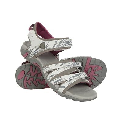 Mountain Warehouse Sandales Santorini pour femme Sangles réglables, semelles rembourrées, semelle extérieure en caoutchouc Pour marche, été, voyages, vacances Gris clair 38 - Publicité Mountain Warehouse Sandales Santorini pour femme Sangles réglables, semelles rembourrées, semelle extérieure en caoutchouc Pour marche, été, voyages, vacances Gris clair 38 - Publicité