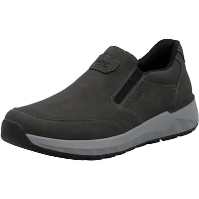 Rieker Homme 11550 Mocassin, Gris, 40 EU - Publicité Rieker Homme 11550 Mocassin, Gris, 40 EU - Publicité