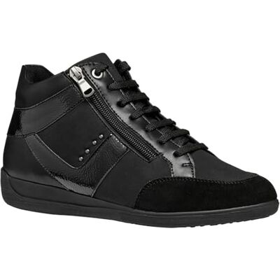 Geox Baskets D Myria B pour Femme, Noir, 38 EU - Publicité Geox Baskets D Myria B pour Femme, Noir, 38 EU - Publicité