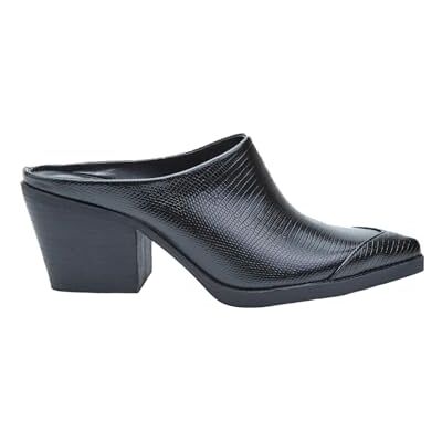 BATA Mules Western à talons pour femme - Publicité BATA Mules Western à talons pour femme - Publicité