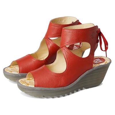 Fly London Femme Sandal, Devil Red, 42 EU - Publicité Fly London Femme Sandal, Devil Red, 42 EU - Publicité