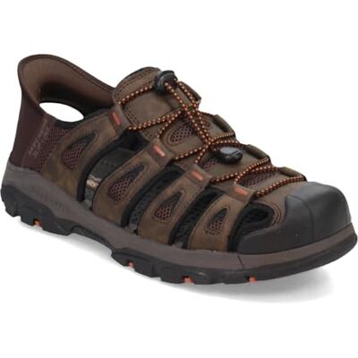 Skechers Homme Tresmen-Norvick Sandale de pêcheur, Chocolat, 48 EU - Publicité Skechers Homme Tresmen-Norvick Sandale de pêcheur, Chocolat, 48 EU - Publicité