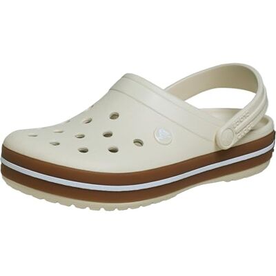 Crocs Mixte,Crocband Gum Clog,Blanc du Sommet,36-37 - Publicité Crocs Mixte,Crocband Gum Clog,Blanc du Sommet,36-37 - Publicité