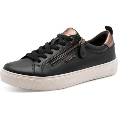 Tamaris Comfort Baskets Femme Plates avec Fermeture éclair Loisirs, Black, 40 EU - Publicité Tamaris Comfort Baskets Femme Plates avec Fermeture éclair Loisirs, Black, 40 EU - Publicité
