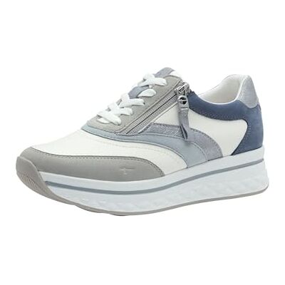 Tamaris Comfort baskets plateformes femme avec fermeture éclair sportives, Lt Blue Comb, 38 EU - Publicité Tamaris Comfort baskets plateformes femme avec fermeture éclair sportives, Lt Blue Comb, 38 EU - Publicité