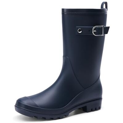 DREAM PAIRS Bottes de Pluie Mi-Mollet pour Femmes Imperméables Bottes de Extérieur Antidérapantes et Durable,Size 39,Marine,SDRB2408W-E - Publicité DREAM PAIRS Bottes de Pluie Mi-Mollet pour Femmes Imperméables Bottes de Extérieur Antidérapantes et Durable,Size 39,Marine,SDRB2408W-E - Publicité
