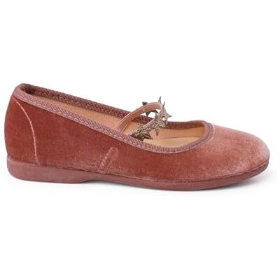 Pisamonas Chaussures Babies Velours Élastique Petites Étoiles Taille 28 Couleur Rose Pâle - Publicité Pisamonas Chaussures Babies Velours Élastique Petites Étoiles Taille 28 Couleur Rose Pâle - Publicité