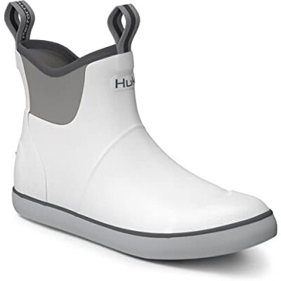 HUK Chaussures Rogue Wave pour homme, bottes de pêche et de pluie haute performance, Uni, blanc., 42 EU - Publicité HUK Chaussures Rogue Wave pour homme, bottes de pêche et de pluie haute performance, Uni, blanc., 42 EU - Publicité