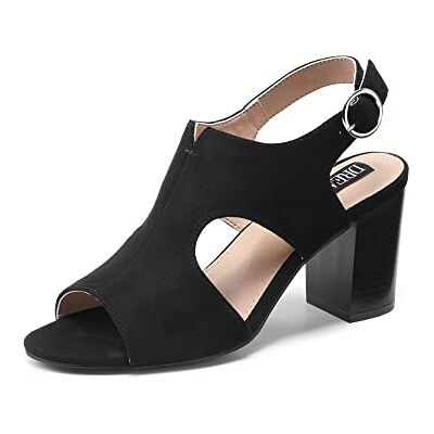 DREAM PAIRS Sandales à Talons Bloc pour Femmes Talons Hauts,Size 41,Noir,SDHS2351W-E - Publicité DREAM PAIRS Sandales à Talons Bloc pour Femmes Talons Hauts,Size 41,Noir,SDHS2351W-E - Publicité