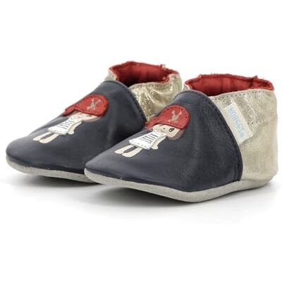 Robeez PIRATE HEART,CHAUSSON LAYETTE MARINE OR, 17/18 EU - Publicité Robeez PIRATE HEART,CHAUSSON LAYETTE MARINE OR, 17/18 EU - Publicité