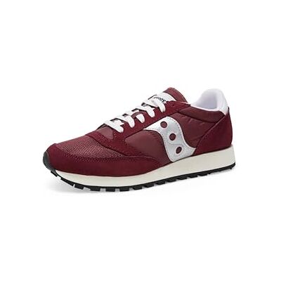 Saucony Jazz Original Vintage Homme, BURGUNDY/Silver, 44 - Publicité Saucony Jazz Original Vintage Homme, BURGUNDY/Silver, 44 - Publicité