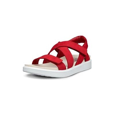 ECCO Sandales souples à lanières croisées pour femme, rouge chili, 37 EU - Publicité ECCO Sandales souples à lanières croisées pour femme, rouge chili, 37 EU - Publicité