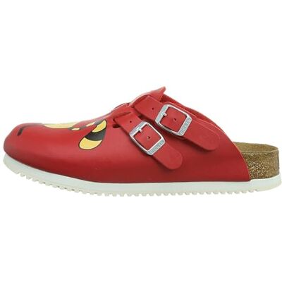 Birkenstock Classic Kay, Sabots Femme, Rouge (Cat Red Background), 40 EU - Publicité Birkenstock Classic Kay, Sabots Femme, Rouge (Cat Red Background), 40 EU - Publicité