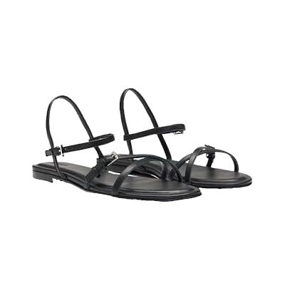 HUGO Femme Tayna_Sandal_NA, Black, 35 EU - Publicité HUGO Femme Tayna_Sandal_NA, Black, 35 EU - Publicité