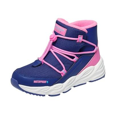 Skechers Turbo Tread-Winter Storm 303492L Bottes d'hiver pour enfant Bleu/rose, Nvpk Navy Pink, 32 EU - Publicité Skechers Turbo Tread-Winter Storm 303492L Bottes d'hiver pour enfant Bleu/rose, Nvpk Navy Pink, 32 EU - Publicité
