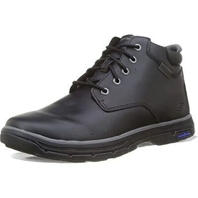 Skechers Homme Segment 2.0 Brogden Bottine Chukka, Cuir Noir, 42.5 EU - Publicité Skechers Homme Segment 2.0 Brogden Bottine Chukka, Cuir Noir, 42.5 EU - Publicité