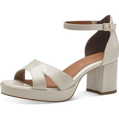 Jana Sandales Femme à Talon élégantes Vegan, Beige Patent, 36 EU - Publicité Jana Sandales Femme à Talon élégantes Vegan, Beige Patent, 36 EU - Publicité