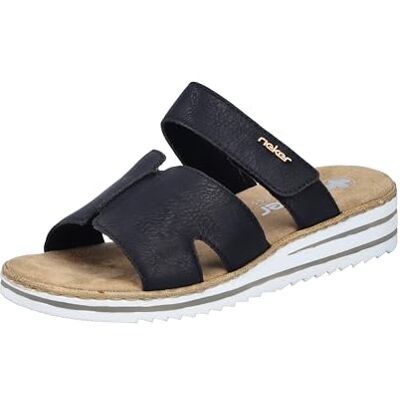Rieker Mules V0622 pour Femme, Noir, 40 EU - Publicité Rieker Mules V0622 pour Femme, Noir, 40 EU - Publicité