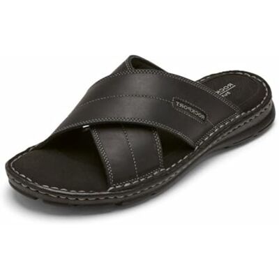Rockport Darwyn Xband Sandales pour Homme, Noir (Black Lea II), 44 EU - Publicité Rockport Darwyn Xband Sandales pour Homme, Noir (Black Lea II), 44 EU - Publicité