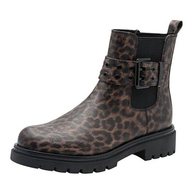 Marco Tozzi Chelsea Bottines tendance pour femme Marron léopard Taille 38 EU, Marron léopard, 38 EU - Publicité Marco Tozzi Chelsea Bottines tendance pour femme Marron léopard Taille 38 EU, Marron léopard, 38 EU - Publicité