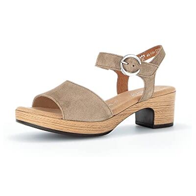 Gabor Femme Sandales, Dame Sandales à Plateforme,Sandale à Plateforme,Chaussure d'été,Confortable,Semelle épaisse,Beige (sesamo),39 EU / 6 UK - Publicité Gabor Femme Sandales, Dame Sandales à Plateforme,Sandale à Plateforme,Chaussure d'été,Confortable,Semelle épaisse,Beige (sesamo),39 EU / 6 UK - Publicité