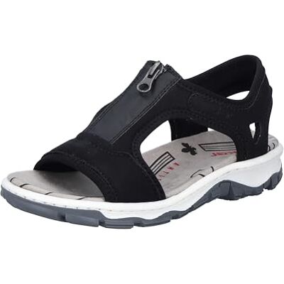 Rieker Femme 68864 Sandale, Noir, 39 EU - Publicité Rieker Femme 68864 Sandale, Noir, 39 EU - Publicité
