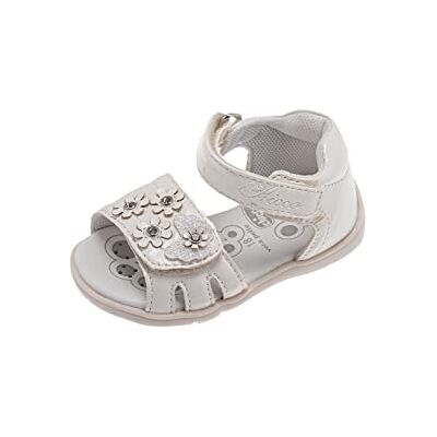 Chicco, Sandales à Double Velcro Blanc, Confortables, Légères, Flexibles et Transpirantes, Fille, Conçu en Italie - Publicité Chicco, Sandales à Double Velcro Blanc, Confortables, Légères, Flexibles et Transpirantes, Fille, Conçu en Italie - Publicité