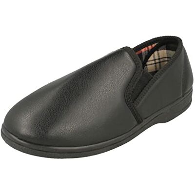 Spot On Rosebank Pantoufles décontractées à enfiler pour homme Anthony, Noir , 44 EU - Publicité Spot On Rosebank Pantoufles décontractées à enfiler pour homme Anthony, Noir , 44 EU - Publicité
