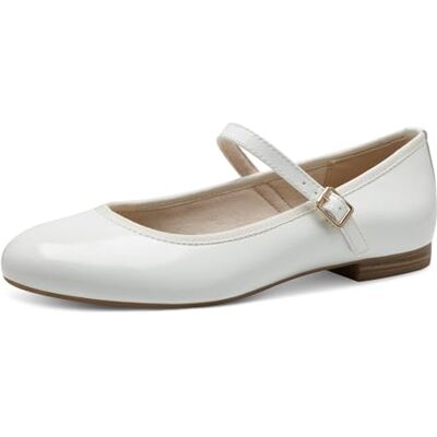 MARCO TOZZI Ballerines pour Femme , Blanc., 37 EU - Publicité MARCO TOZZI Ballerines pour Femme , Blanc., 37 EU - Publicité