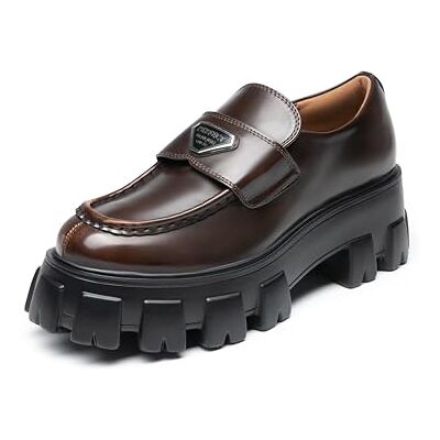 DREAM PAIRS Mocassins épais à plateforme pour femme, confortables, à enfiler, élégant, décontracté, tendance, marron, 37 EU - Publicité DREAM PAIRS Mocassins épais à plateforme pour femme, confortables, à enfiler, élégant, décontracté, tendance, marron, 37 EU - Publicité