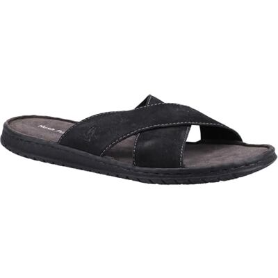 Hush Puppies Sandales Nile Cross Over pour homme, Noir, 11 UK - Publicité Hush Puppies Sandales Nile Cross Over pour homme, Noir, 11 UK - Publicité