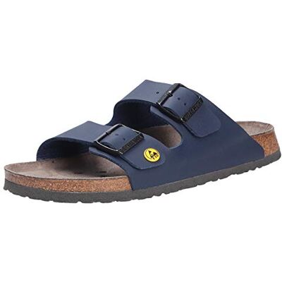 Birkenstock Arizona Birko-flor Esd Arizona Chaussures professionnelles antistatiques Birko-Flor Blanc Taille 35 – Semelle étroite, bleu, 37 EU Schmal - Publicité Birkenstock Arizona Birko-flor Esd Arizona Chaussures professionnelles antistatiques Birko-Flor Blanc Taille 35 – Semelle étroite, bleu, 37 EU Schmal - Publicité