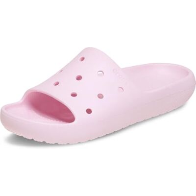 Crocs Unisexe Adulte Classic Slide v2 Sandales, Pink Milk, 38/39 EU - Publicité Crocs Unisexe Adulte Classic Slide v2 Sandales, Pink Milk, 38/39 EU - Publicité