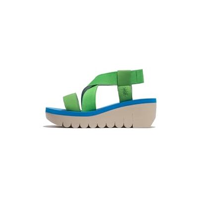 Fly London Women's YABI922FLY Sandal, Pistachio/pistachio/azurre, 42 - Publicité Fly London Women's YABI922FLY Sandal, Pistachio/pistachio/azurre, 42 - Publicité