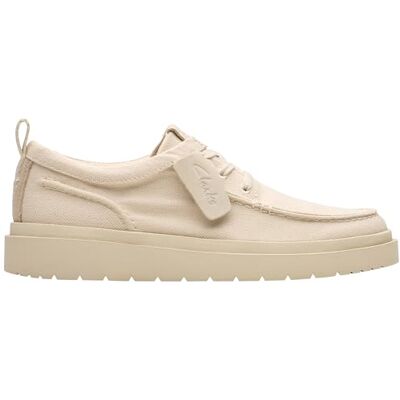 Clarks Homme Polden MOC, Off White Canvas, 45 EU - Publicité Clarks Homme Polden MOC, Off White Canvas, 45 EU - Publicité