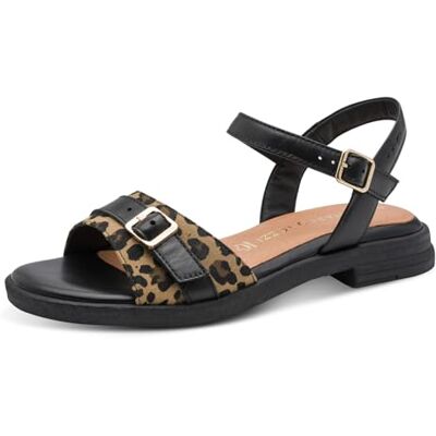 MARCO TOZZI Femme Sandale semelle intérieure Feel Me douce Cuir doublure douce Moderne, noir (BLACK COMB), 42 EU - Publicité MARCO TOZZI Femme Sandale semelle intérieure Feel Me douce Cuir doublure douce Moderne, noir (BLACK COMB), 42 EU - Publicité